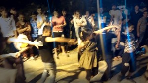 Platia Viktoria with the recently arrived Afghan immigrants